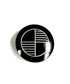 R9t steering cap c-icon black/alu