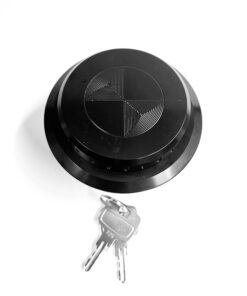 Bmw Airhead gas cap+key lock diamond black