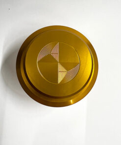 BMW Airhead refill cap diamond gold