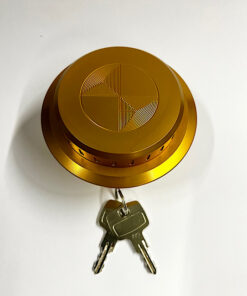 Bmw Airhead refill cap diamond gold+key