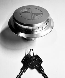 Bmw Airhead refill cap diamond aluminum+key